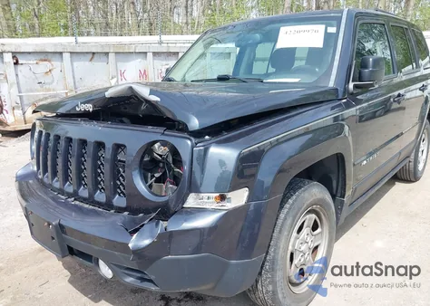 2016 Jeep Patriot Sport from USA, damaged, VIN 1C4NJRBB0GD549884